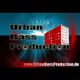 Logo von Urban Bass Production, mit stilisiertem Gebäude und www.UrbanBassProduction.de.