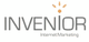 Logo von "INVENIOR InternetMarketing" mit stilisiertem, orangefarbenem Punkt über dem "I".