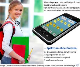 Webcollege xpe - Training & Online-Nachhile - Einzel- und Gruppenunterricht