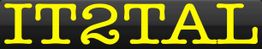 Textbild mit gelben Buchstaben auf schwarzem Hintergrund: "IT2TAL".