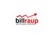 Logo with text: "billraup" and "SEO" below a red rising arrow; "search engine marketing."