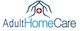 Logo for Adult Home Care featuring hands with a red cross inside.