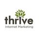 Logo of Thrive Internet Marketing with a tree above the text.
