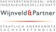Logo mit Text: "Wijnveld & Partner, Staatlich anerkannte Sachverständige und Ingenieurgesellschaft".