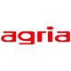 Das Bild zeigt das agria-Logo in roten Buchstaben auf weißem Hintergrund.