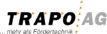 Logo der Trapo AG mit Text: "...mehr als Fördertechnik".