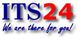 Logo mit Text: "ITS 24" in Blau und Rot, darunter "We are there for you!" in Blau.