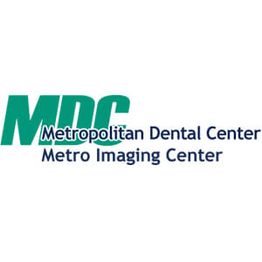 Logo with text: MDC Metropolitan Dental Center Metro Imaging Center.