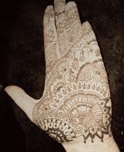 Indisches Hennamuster