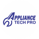Appliance Tech Pro logo in blue with a stylized wrench design.