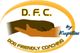 Logo: Eine Hand in einer Hundepfote, Text "D.F.C. Dog Friendly Coaching by Kupillas".