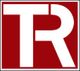 Rot-weißes Logo mit den Buchstaben T und R.