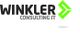 Logo mit Text "Winkler Consulting IT" und grünem Pfeil rechts.