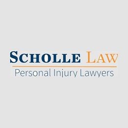 Scholle Law logo with text "Personal Injury Lawyers" on a grey background.