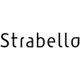 Logo con la scritta "Strabello" in caratteri neri su sfondo bianco.