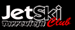 Texto "Jet Ski Torrevieja Club" en diferentes estilos y colores.