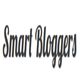 "Smart Bloggers" in stylized black script on a white background.