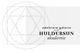 Logo der Huldersun Akademie, Text: "Edelstein Galerie in der Huldersun Akademie", geometrisches Muster.