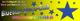 Banner: Bluestar-Disco-Club, bunte Schrift, blau-gelbe Sterne, URL: bluestar-disco-club.de.