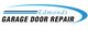 Logo for Edmonds Garage Door Repair with blue lines and black text.