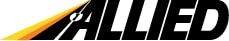 Logo with the word "ALLIED" and a stylized black and orange arrow.