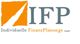 Logo von IFP: Individuelle FinanzPlanungs GmbH mit orangefarbenem Grafikdetail.