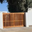 Large wooden gate