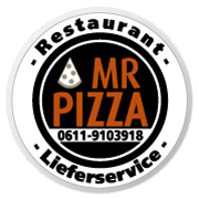 Logo von MR PIZZA Restaurant und Lieferservice, Telefonnummer 0611-9103918.