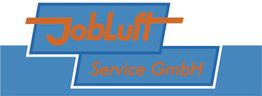 Blaues und oranges Logo mit der Aufschrift: "Jobluft Service GmbH".