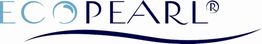 Logo mit dem Text "ECOPEARL®" und einem Wellenmotiv in Blau.