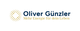 Logo von Oliver Günzler mit Slogan "Mehr Energie für dein Leben" und einem gelben Kreis-Design.