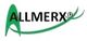 Logo mit grünem A, geschwungener Linie und Text "ALLMERX®" in Schwarz.