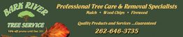 Bark River Tree Service ad: tree care, mulch, firewood, 10% off promo, phone 262-646-3735.
