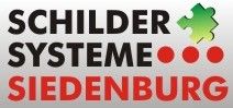 Logo mit Text "Schilder Systeme Siedenburg", grünes Puzzle-Stück oben rechts.