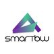 Logo mit dreieckiger, grün-lila Form und dem Text "smartbw" darunter.