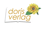 Logo des Doris Verlages mit einer Sonnenblume auf weißem Hintergrund.