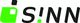 Grünes und schwarzes Logo mit dem Wort "SINN".