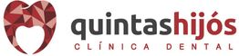 Logo de "quintaS Hijós Clínica Dental" con un diente geométrico a la izquierda.