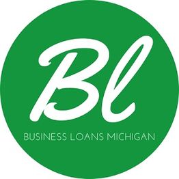 Green circle logo with "Bl" and "Business Loans Michigan" text in white.