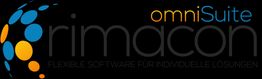 Logo von Rimacon mit dem Text: "Flexible Software für individuelle Lösungen".