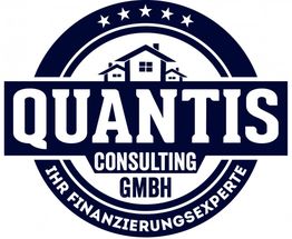 Logo von Quantis Consulting GmbH mit Haus und Text: "Ihr Finanzierungsexperte".