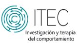 Logo de ITEC con texto: Investigación y terapia del comportamiento.