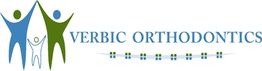 Stylized figures with "Verbic Orthodontics" text and braces illustration.