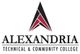 Logo of Alexandria Technical & Community College with stylized 'A' in black and red.