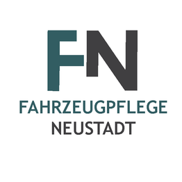 FN Fahrzeugpflege Neustadt Logo, grüner und grauer Text auf weißem Hintergrund.