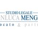 Logo di uno studio legale con il nome "Gianluca Mengoni, avvocato & partners".
