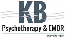 Logo of KB Psychotherapy & EMDR, with the tagline "Enjoy Life Again" beneath.