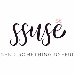 Logo with "SSUSE" in script and "Send Something Useful" below in uppercase.