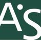 Logo con lettere "A" e "S" bianche su sfondo verde scuro.