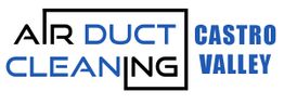 "Air Duct Cleaning Castro Valley logo in bold blue and black text."